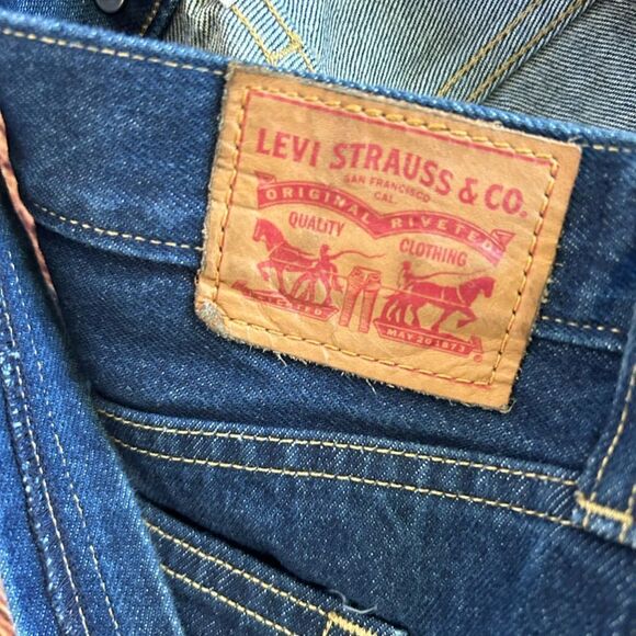 Vintage‎ Womens Levis Special Reserve Bibs Large - Picture 14 of 16